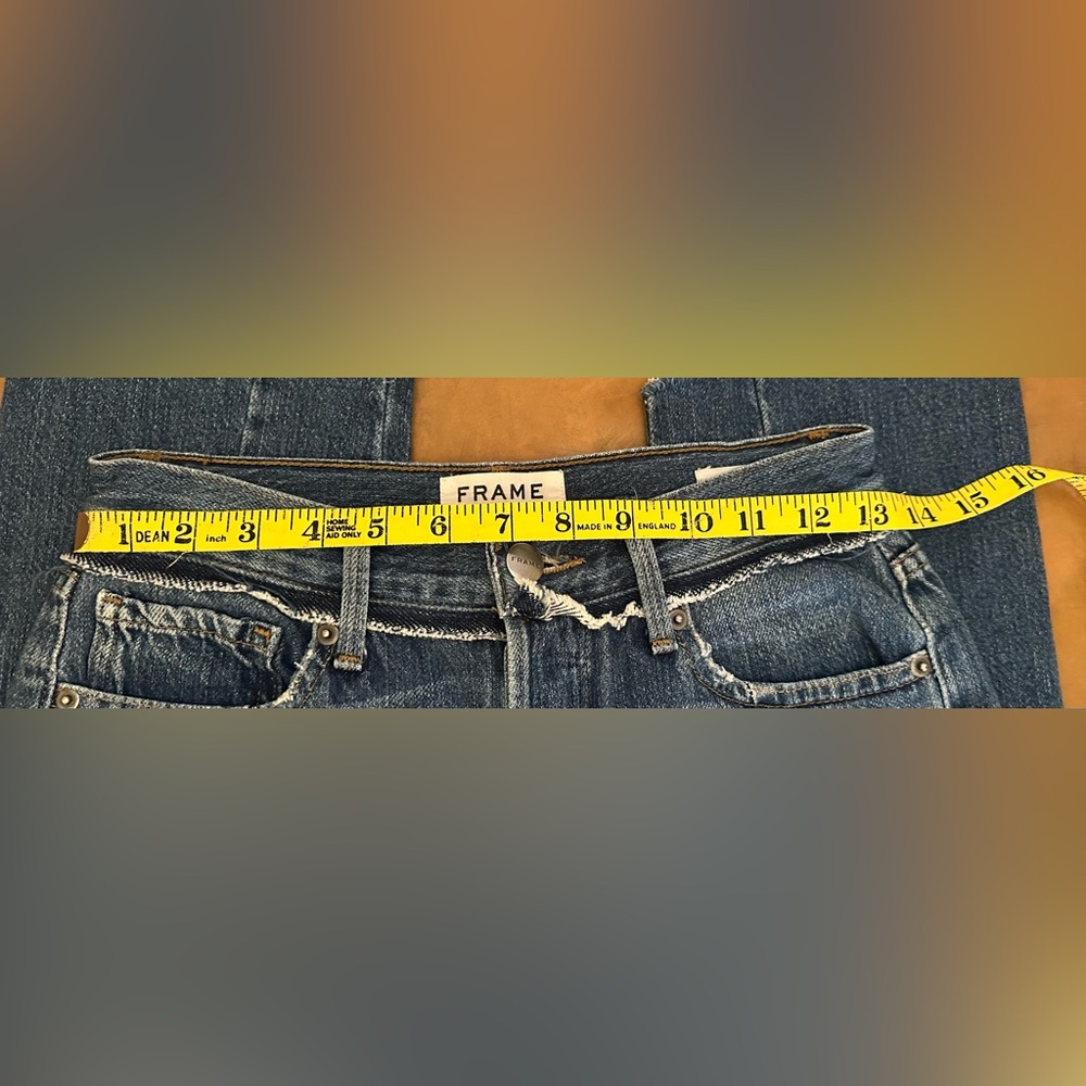 Frame Le Original Jeans, Cropped Straight Leg, Size 24, Great Condition! - Picture 6 of 12
